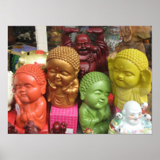 Poster Bouddhas de Chinatown