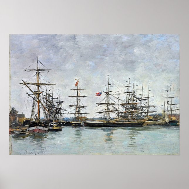 Poster Boudin - Deauville 1880 (Devant)