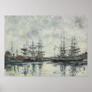 Poster Boudin - Deauville 1885