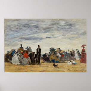 Poster Boudin - Plage À Trouville
