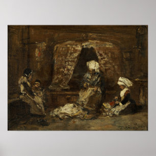 Poster Boudin - Tailleurs de Plougastel 1869
