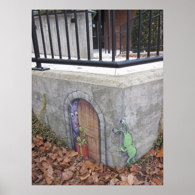 Poster boue géant de trolls (Devant)