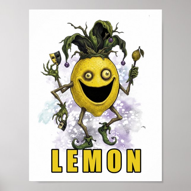 Poster Bouffon du Vide Ami Citron (Devant)