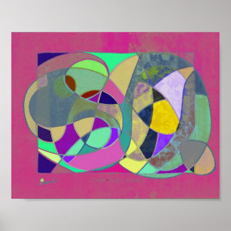 Poster Bougie Abstrait v2