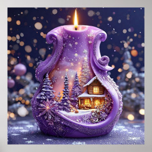 Poster Bougie décorative