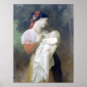 Poster Bouguereau - Amiration Maternelle