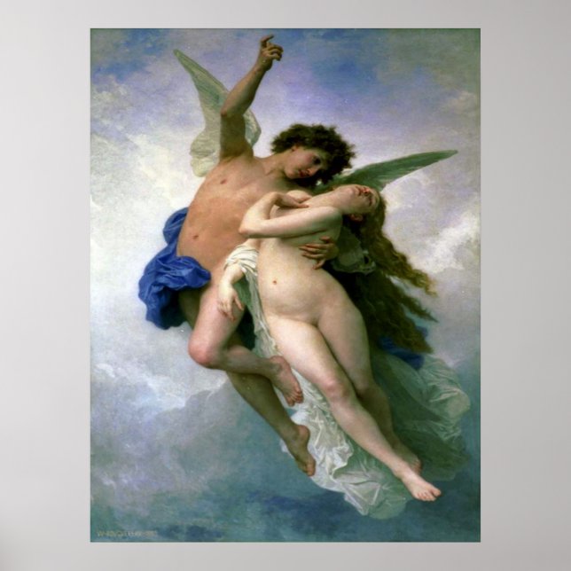 Poster Bouguereau Angel (Devant)