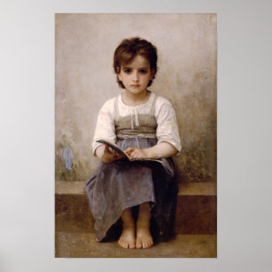 Poster Bouguereau La dure leçon