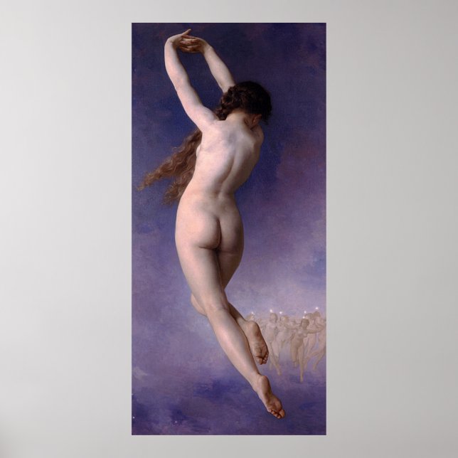 Poster Bouguereau : Le Pleiad perdu (L'Etoile Perdue) 188 (Devant)