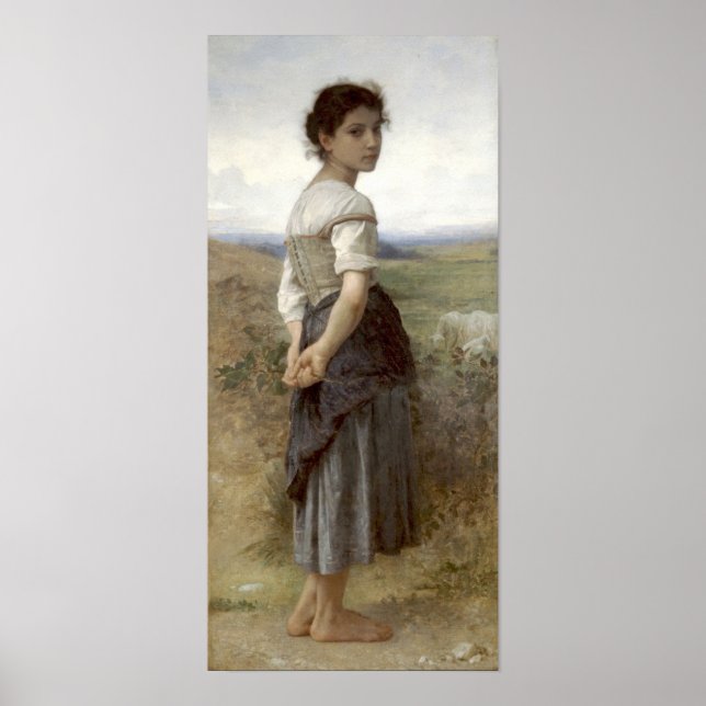Poster Bouguereau-Les Jeunes Bergers (Devant)