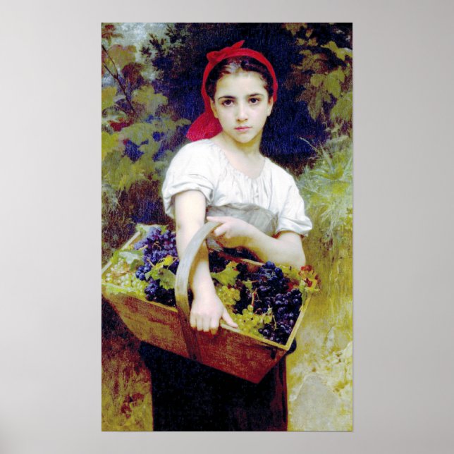 Poster Bouguereau - Vdangeuse (Devant)