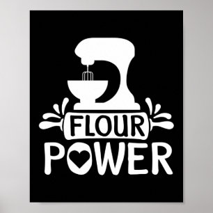 Poster Boulangerie à pain d'alimentation de farine
