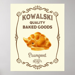 Poster Boulangerie Kowalski - Erumpent