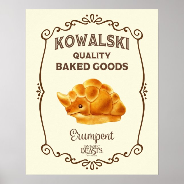 Poster Boulangerie Kowalski - Erumpent (Devant)