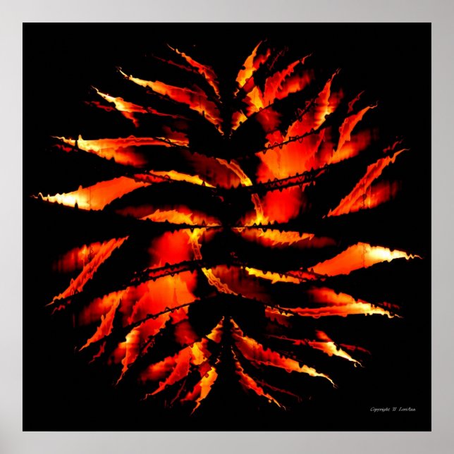 Poster Boule de feu (Devant)