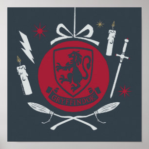 Poster Boule de Noël Graphique GRYFFINDOR™
