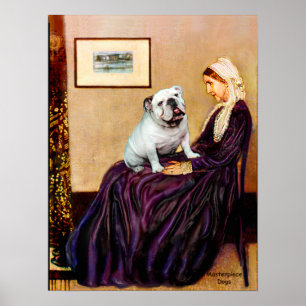 Poster Bouledogue anglais 9 - La mère de Whistler