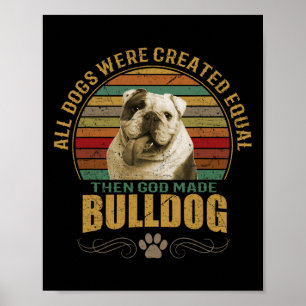 Poster Bouledogue créé