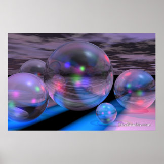 Poster Boules de verre