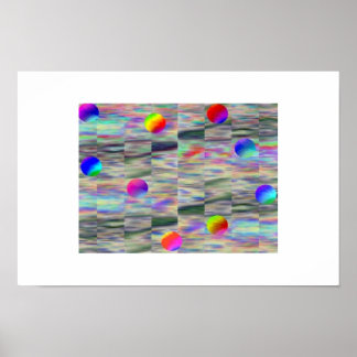 Poster Boules flottantes