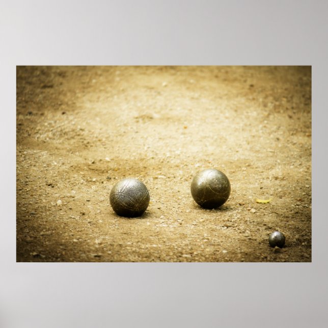 Poster Boules françaises (Devant)
