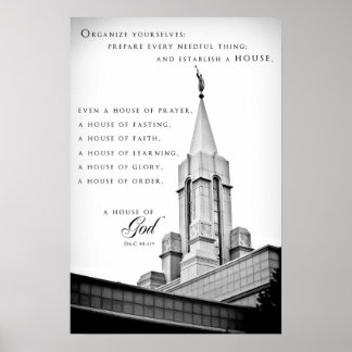 Poster - Bountih Utah LDS Temple