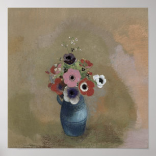 Poster Bouquet d'anémones