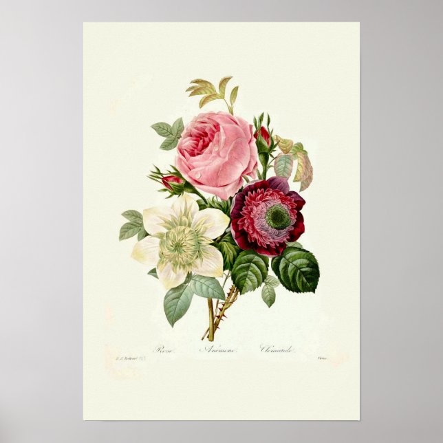 Poster Bouquet De Fleurs (Devant)