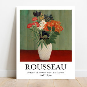 Poster Bouquet de fleurs d'Henri Rousseau