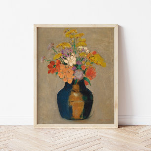 Poster Bouquet de Fleurs   Odilon Redon