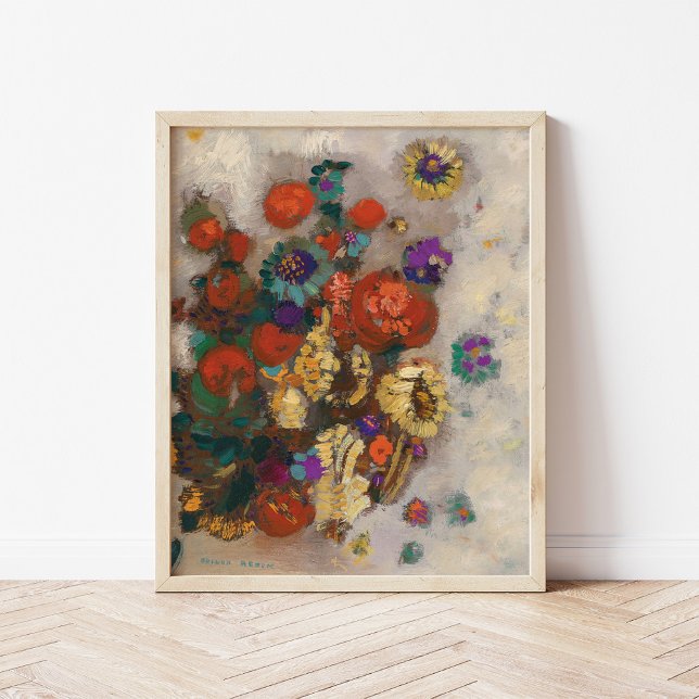 Poster Bouquet de Fleurs | Odilon Redon (Créateur téléchargé)