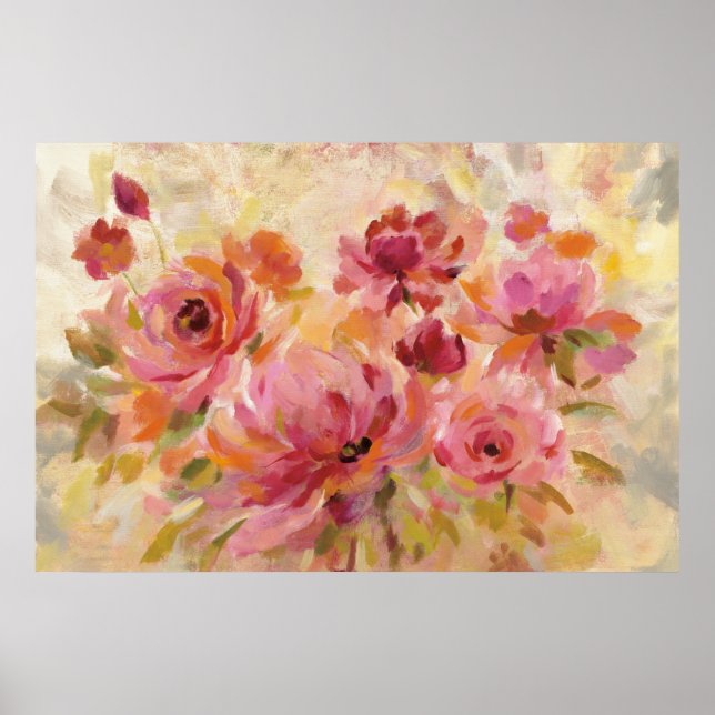 Poster Bouquet de Roses (Devant)