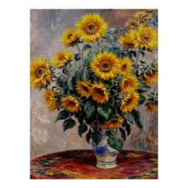 Poster Bouquet de tournesols