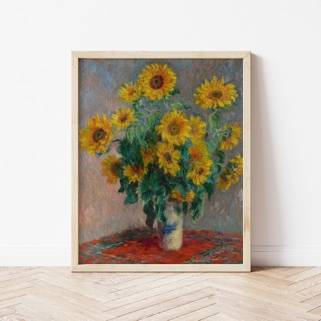 Poster Bouquet de tournesols | Claude Monet (Créateur téléchargé)
