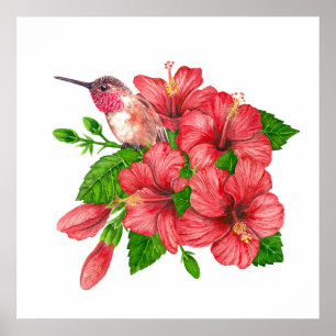 Poster Bouquet tropical