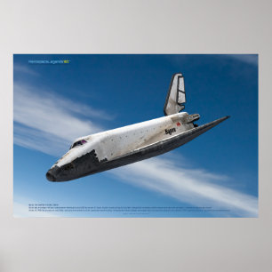 Poster Bourane soviétique : vol atmosphérique