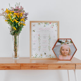 Poster Bourdon Fleur Sauvage | 1er anniversaire