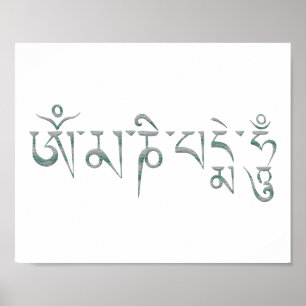 Poster Bourdonnement de l'OM Mani Padme