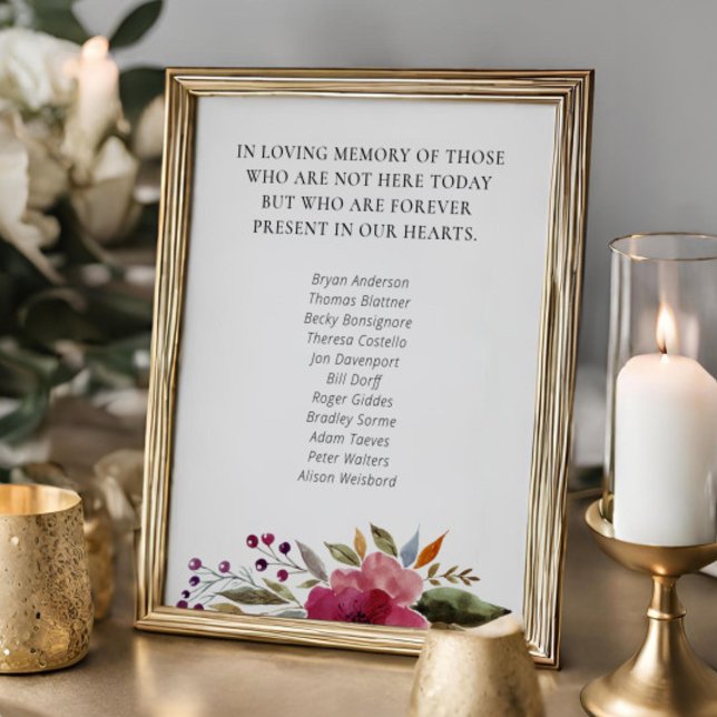 Poster Bourgogne Floral Classe Mémorial de la Réunion (Créateur téléchargé)