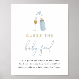 Poster Bouteilles ANDI Blue Poppin' Guess The Baby Food G