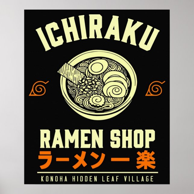 Poster Boutique Ichiraku Ramen (Devant)