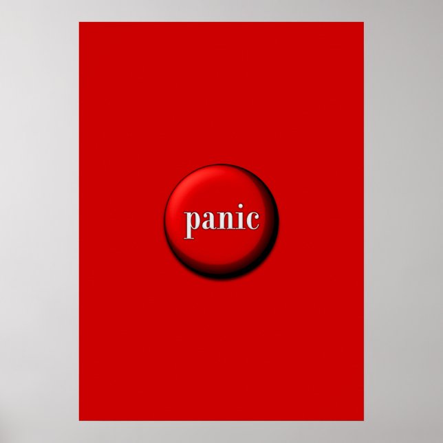 Poster Bouton Panique (Devant)