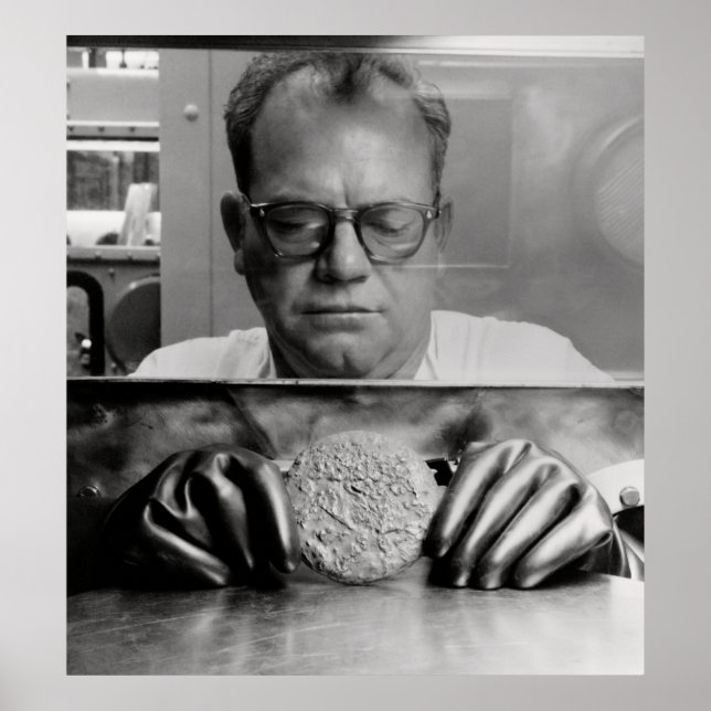 POSTER BOUTON PLUTONIUM DANGEREUX (Devant)