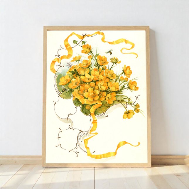 Poster Boutons d'or (Créateur téléchargé)