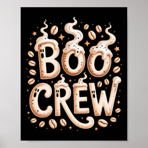 Poster Bow Crew Halloween Café Cappuccino Espresso Rist
