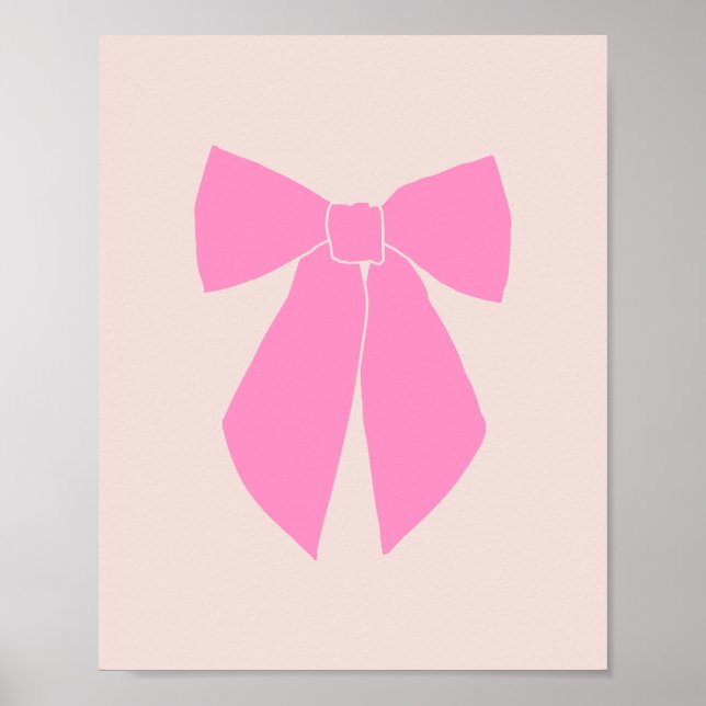 Poster Bow rose (Devant)