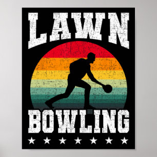 Poster Bowling de pelouse