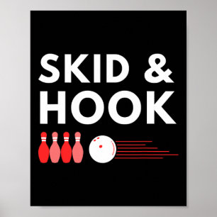 Poster Bowling Skid Et Hotte Design Pour Bowlers Throding