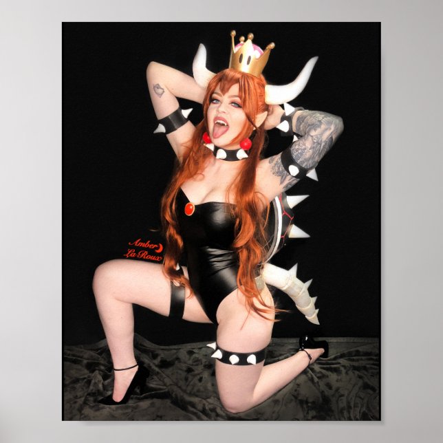 Poster Bowsette Cosplay (Devant)