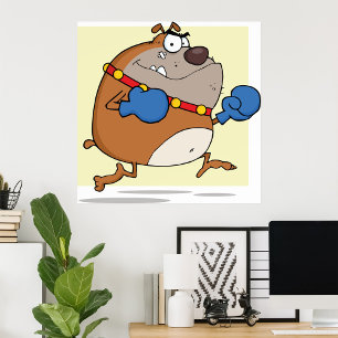 Poster Boxe Bulldog